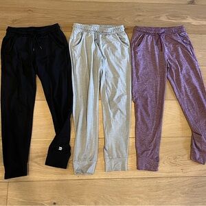 All in motion girls joggers size medium (8) set of 3